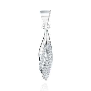 Pandantiv argint cu pietre DiAmanti Z1955CR_W-DIA (Argint 925‰ 1,2 g.)
